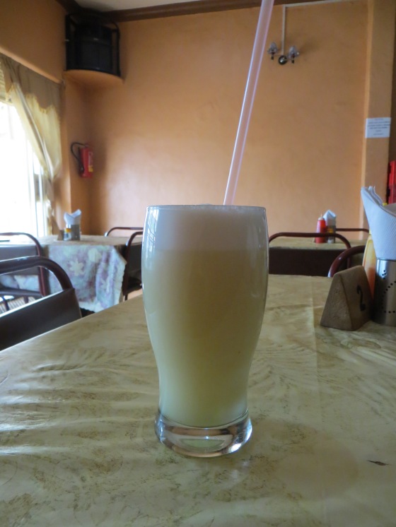 Alvaro juice aka pineapple juice. Delicious. 